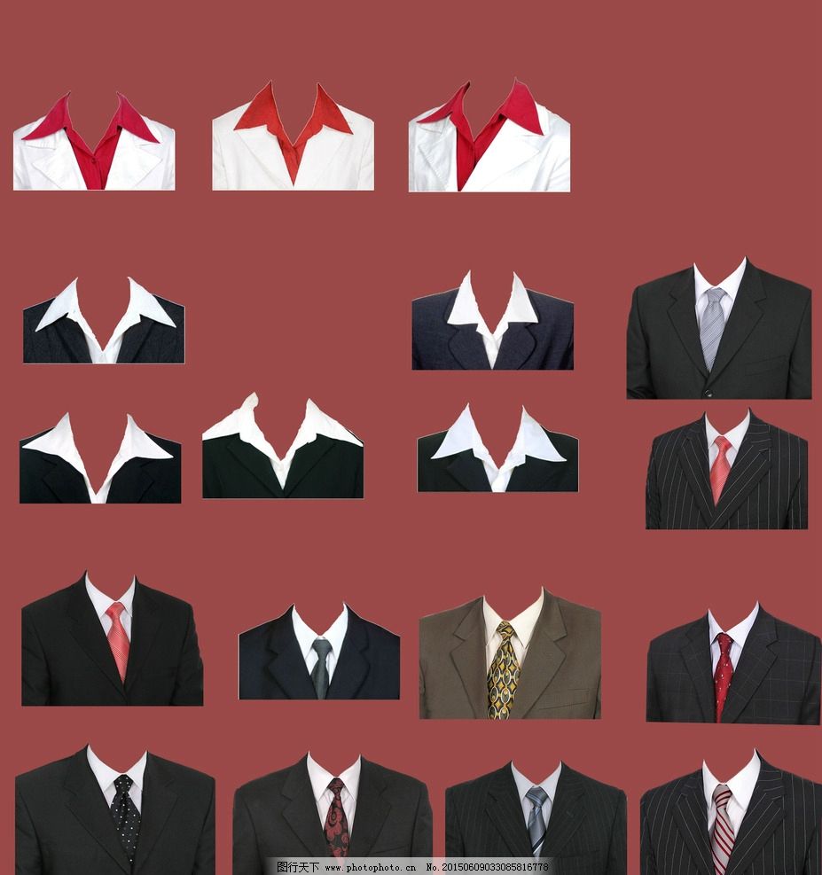 證件西裝素材與著裝指南